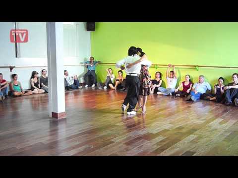 Gaston Torelli y Moira Castellano DNI Tango Studio Buenos Aires, Argentina February 2010
