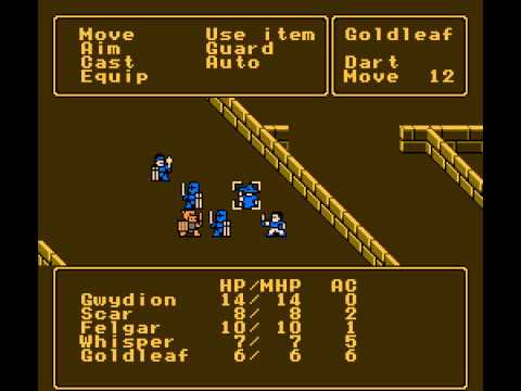 Advanced Dungeons  and  Dragons - Pool of Radiance (NES / Nintendo) - Clearing the Slums