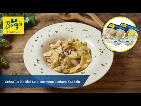 Knödel-Salat mit Burgis Knödeln | Übrige Knödel verwerten