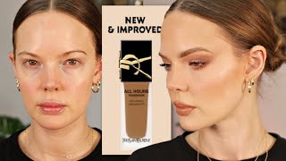 YSL REFORMULATED ALL HOURS FOUNDATION! Is it better than the old formulation *dry skin tested*