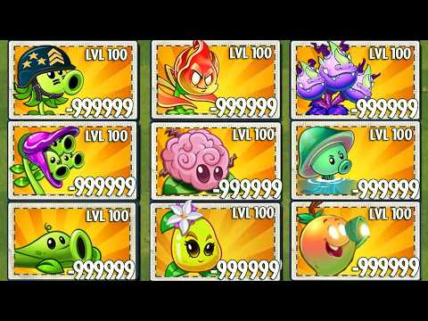 Random 35 Newest & Pea Plants Vs All ZOmbies - Who Will Win? - Pvz 2 v12.5.1 Plant vs Plant