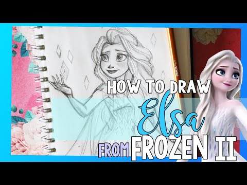 How to Draw ELSA as the FIFTH SPIRIT from Disney's...