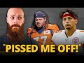 Broncos player gets TRIGGERED about the Chiefs TRICK PLAY!