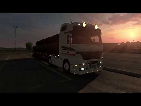 ETS2 1.32 beta Mercedes MP1 Paris-Luxembourg +TrackIR5