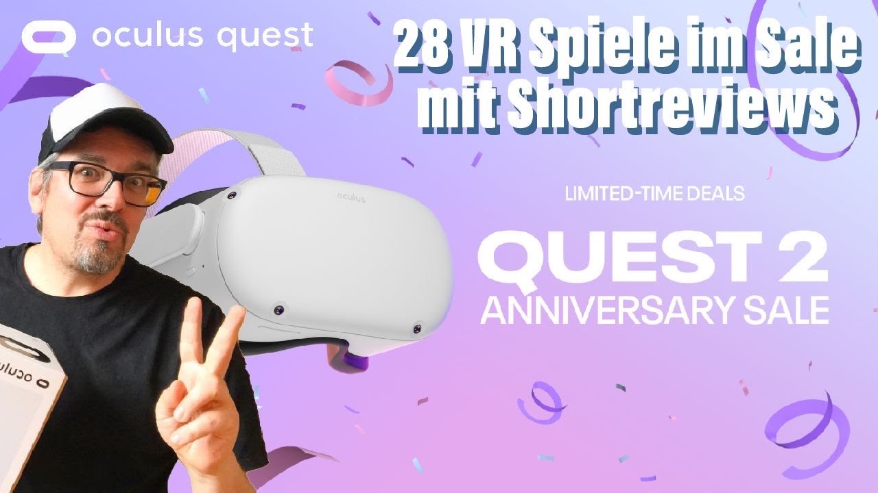 mo fun VR - Oculus Quest großer Jubiläum SALE ._. 28 Spiele + Shortreview / deutsch