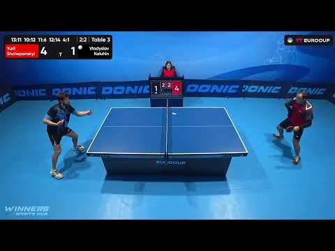 12:25 Yurii Shchepanskyi - Vladyslav Kaluhin 20.09.2023 TT Euro.Cup Ukraine Star. TABLE 3