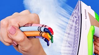 COLORFUL CRAYON IDEAS AND HACKS
