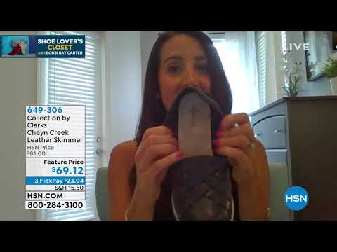 Collection by Clarks Cheyn Creek Leather Skimmer