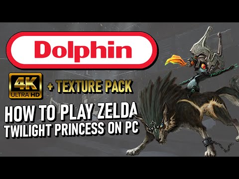 How to play Zelda Twilight Princess on pc with texture mod (Dolphin emulator setup guide)