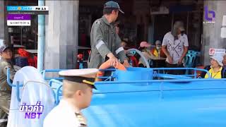 ผู้ว่าชลบุรี นายกเมืองพัทยา กองทัพเรือ นำน้ำจืดแจกจ่ายให้ชุมชนเกาะล้าน เพื่อบรรเทาปัญหาภัยแล้ง