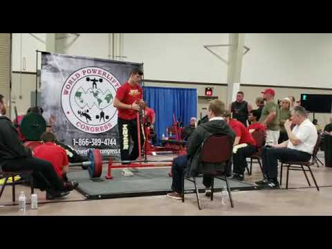 2019 WPC CanAm Championship 275 lb Masters 4, Deadlift 584 lb, World record
