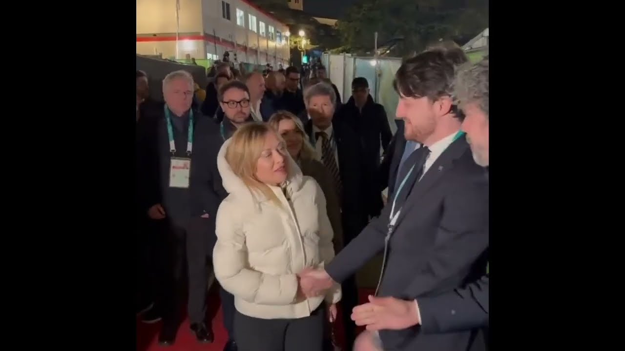 GIORGIA MELONI ARRIVA ALL’ARENA DI VERONA PER LA CHIUSURA DELLE OLIMPIADI MILANO-CORTINA