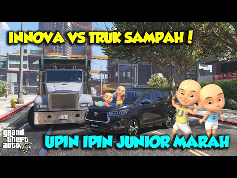 SULTAN UPIN BERANTEM SAMA SUPIR TRUK INNOVA REBORN VS TRUK - GTA V SULTAN UPIN IPIN EPISODE SPESIAL