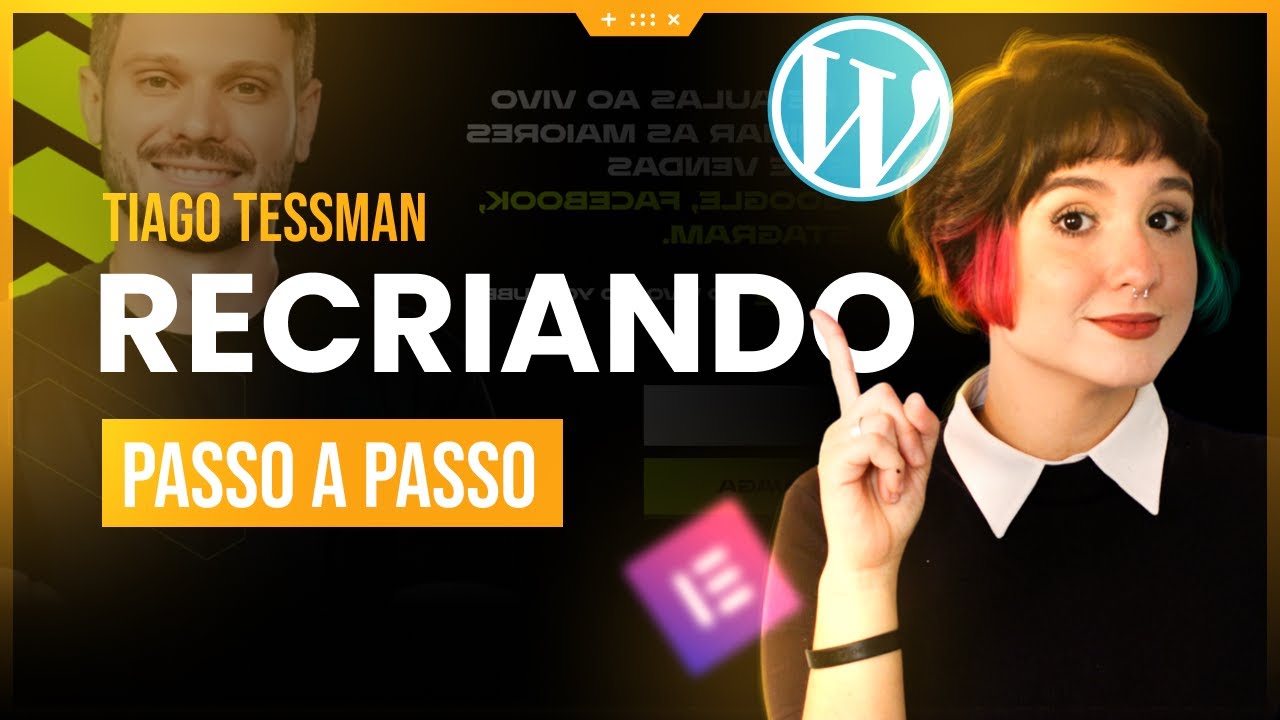 Recriando a Página do TIAGO TESSMANN | Página de Inscrição de Evento