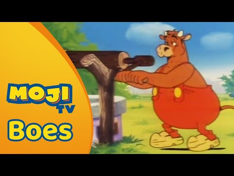 BOES IN DE PUT 😮 | BOES 🐂 | Nederlandse Kinderseries | MojiTV