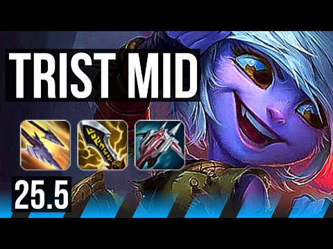 TRISTANA vs QIYANA (MID) | 12/3/4 | KR Master | 25.5