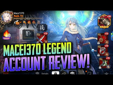[Epic 7] Ambition RTA Season Legend Finish! Mace1370 Account Review!!!