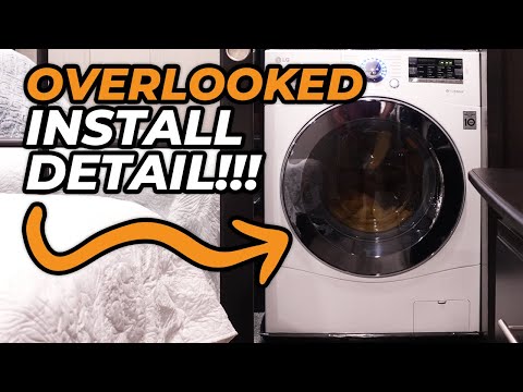 Don't Forget this One Detail! How to Install LG Washer Dryer Combo in Jayco Pinnacle Fifth Wheel RV