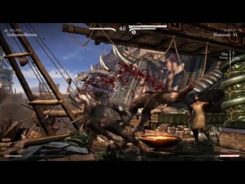 Illuminati vs Unknownhorrors Scorpion vs kung lao Mkx