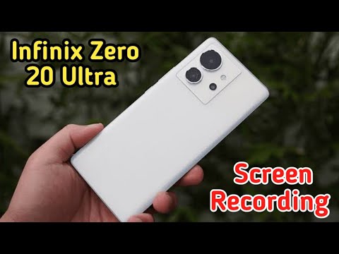 How To Record Screen In Infinix Zero 20 Ultra, Screen Recording Setting ,