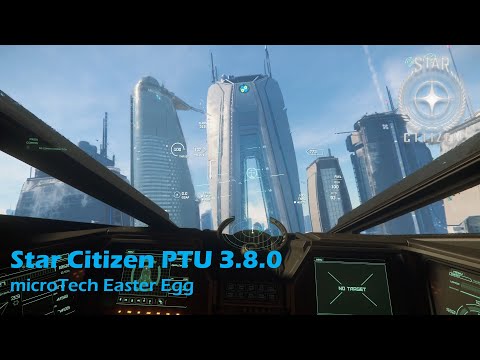 Star Citizen PTU 3.8.0 - microTech Easter Egg