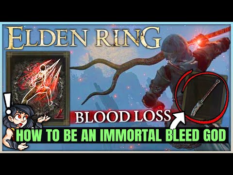 This Secret Bleed Weapon & Ash of War Combo is INCREDIBLE - Elden Ring Lifesteal Blood Tax Build!