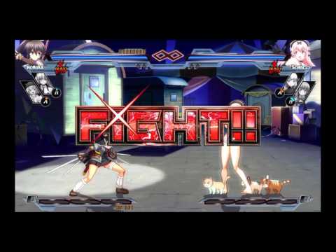 Nitro+ blasterz homura fight