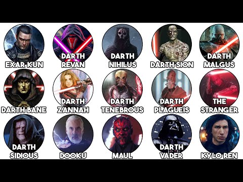 Every Sith Lord from Star Wars Explained