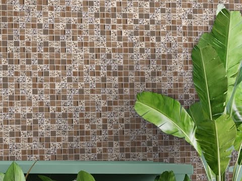 Steel Silver Glass Mosaic - 300 x 300mm - FTMO0225