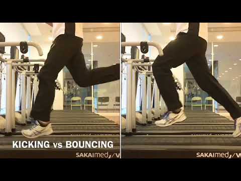 Running technique: KICKING vs BOUNCING