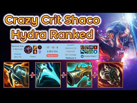 Crit + Hydra Shaco Jungle crazy Game - S11 Ranked [League of Legends] Full Gameplay - Infernal Shaco