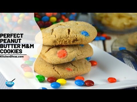 Perfect Peanut Butter M&M Cookies