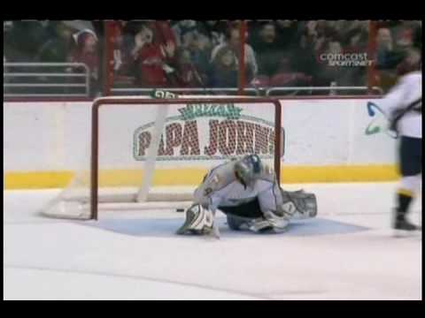 Ovechkin 9th Goal vs Predators 10/17/2009