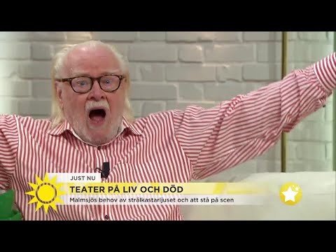 Här överraskas Jan Malmsjö av kollegan i direktsändning: "Jag ÄLSKAR den här grabben!" - N
