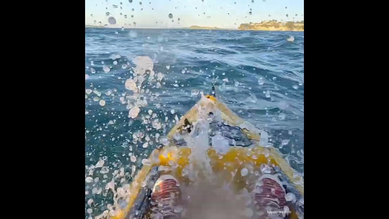 Choppy sea! #kayaking #roughwater #kayaker #newzealand