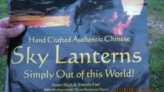 preview picture of video 'Chinese sky lantern'