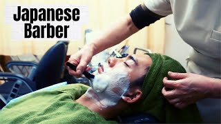 🗾Heavenly Time ASMR | Straight Razor Face Shaving By a Japanese Women Barber | No Talking | ヘアーサロン 🗾