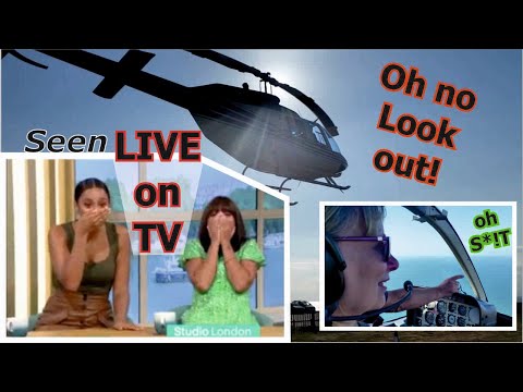 Helicopter disaster caught live on TV. Chef John Torode's close call.
