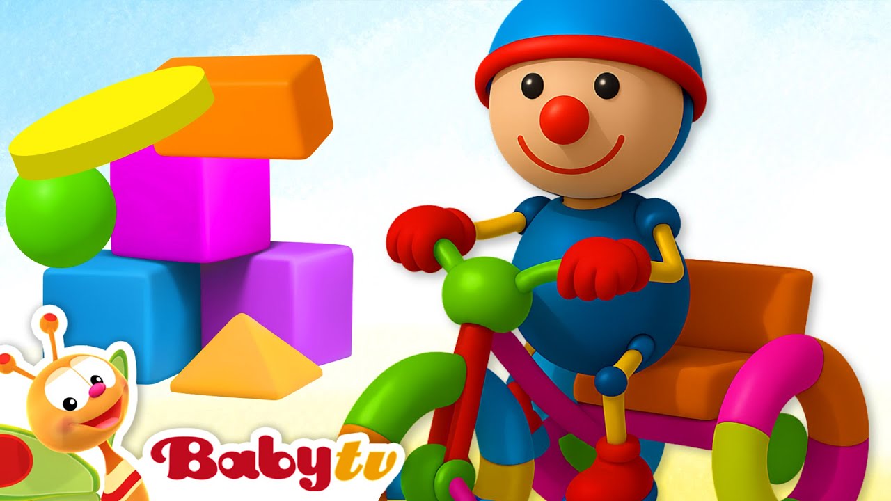 まほうのブロックでじてんしゃを作ろう ✨ @BabyTVJP