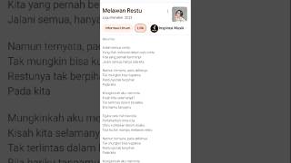 Download lagu Mahalini – Melawan Restu ( Lyric Video | Lagu Galau Pop Indonesia 2021) mp3