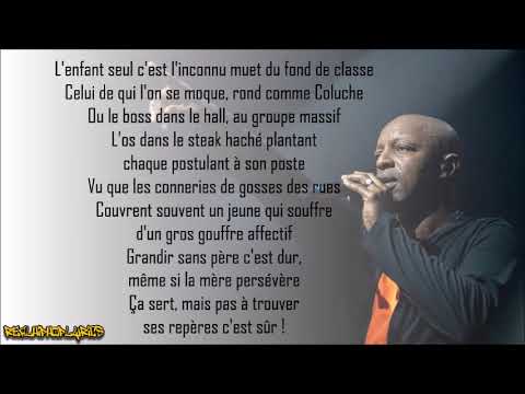 Oxmo Puccino - L'enfant seul (Lyrics)
