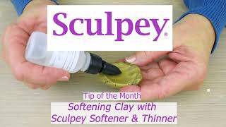 Quick Tip | Softening Clay with Scupey Softener & Thinner | Sculpey.com