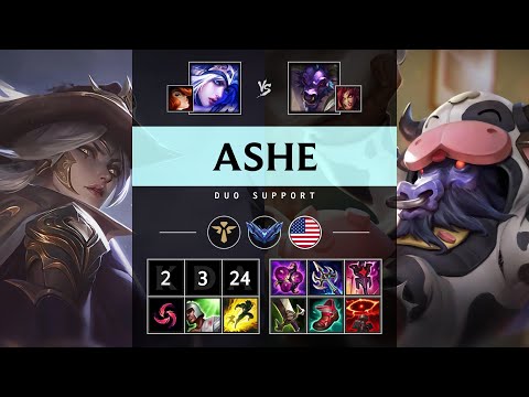 Ashe Support vs Alistar: Vision Controller - NA Diamond Patch 25.S1.1