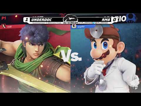 Quarantainment 19 Winners Finals - rm8 (Ike) Vs. Underdoc (Dr Mario) Smash Ultimate - SSBU