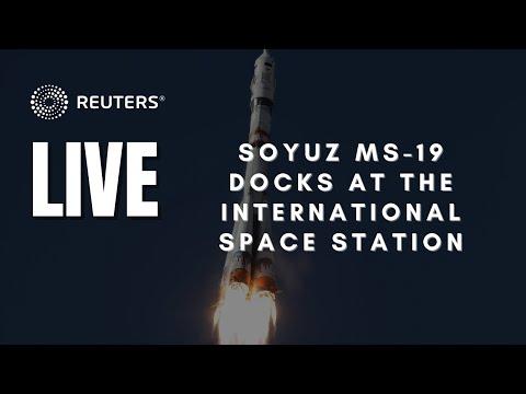 LIVE: The Soyuz MS-19, carrying a Russian film crew, docks at the International Space Station