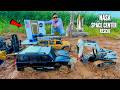 RC Traxxas Nissan Epic Mud Rescue Of Giant Truck Chatpat Toy Tv
