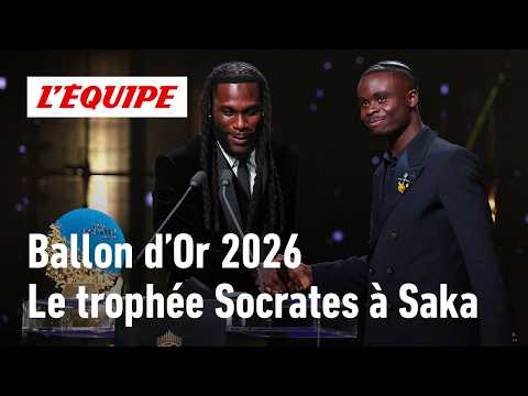 Ballon d'Or 2026 - Bukayo Saka (Arsenal) remporte le prix Socrates pour ses engagements solidaires