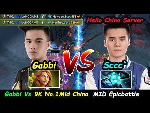 TNC Gabbi [Windranger] vs Sccc [Storm Spirit] Epic Mid Battle China Server Dota 2 7.22 Gameplay