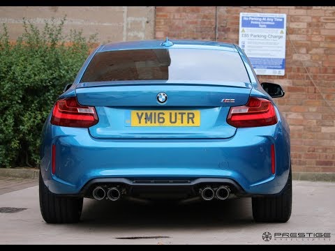 REVS - BMW F87 M2 with Full Akrapovic Evolution system installed at Prestige Wheel Centre Birmingham