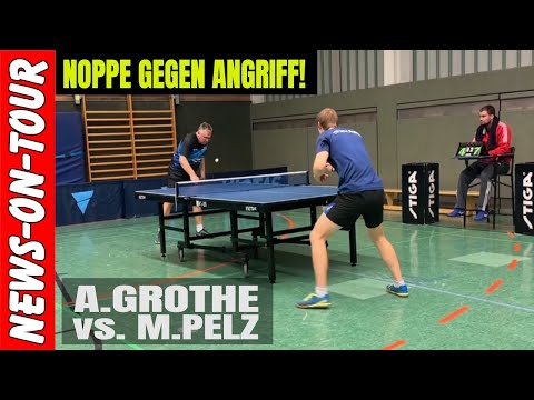 Noppe gegen Angriff: A. Grothe vs M.Pelz | TT-Landesliga 11.03.2023 TTC Bergneustadt vs St. Augustin